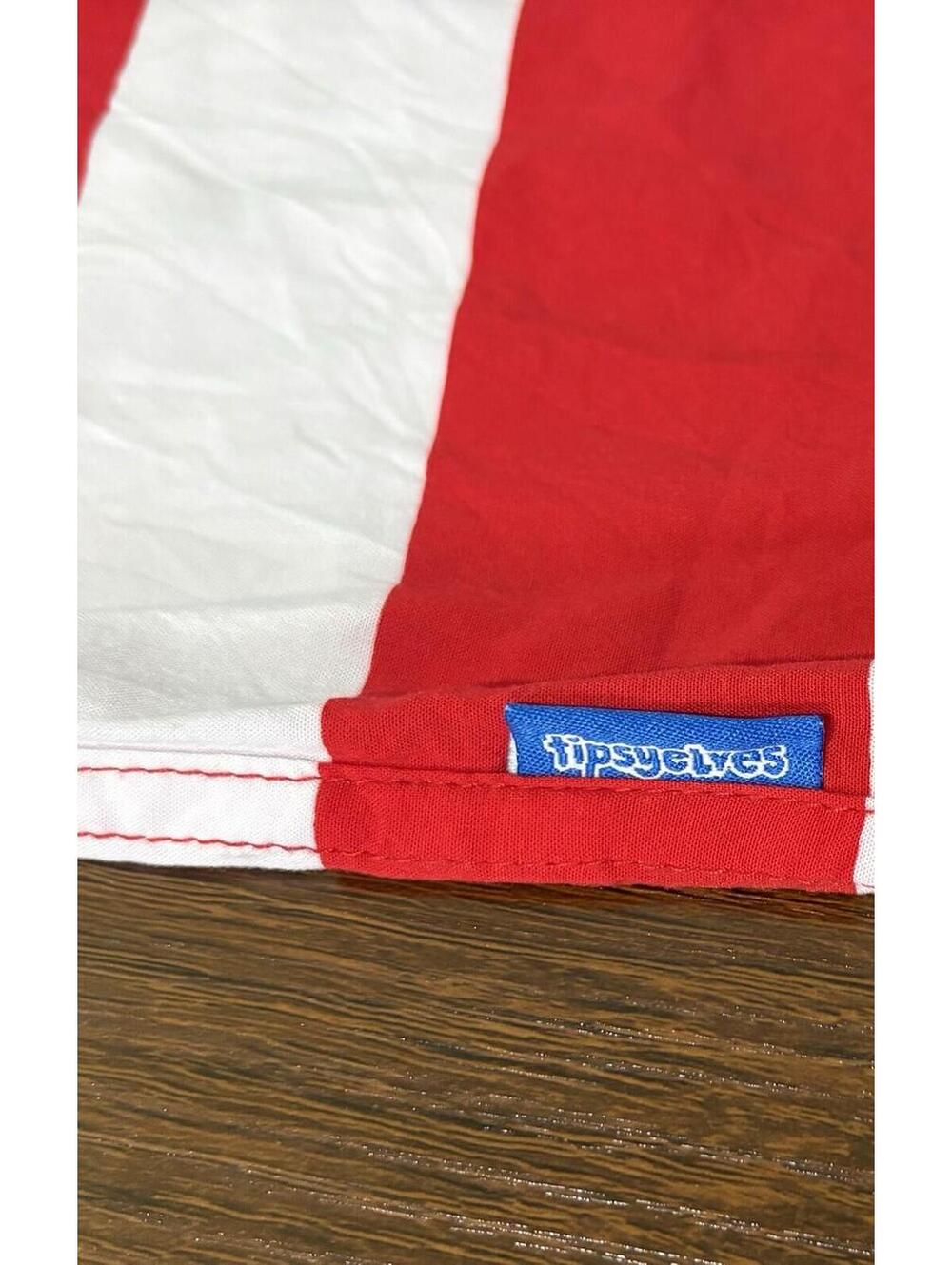 Tipsy Elves Large American Flag Button Down Shirt Memorial Day Fourth of July - Picture 4 of 10